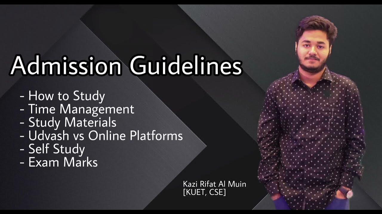 Admission Guidelines Engineering Preparation BUET CKRUET DU YouTube