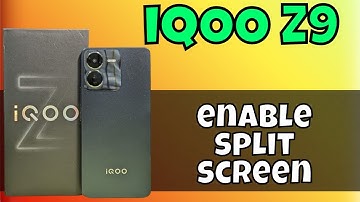 How To Split Screen iQOO Z9 || enable split screen