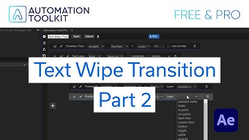 Create a Text Wipe Automation in After Effects Part 2
