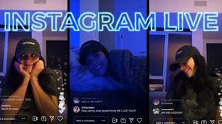 Dixie D'Amelio Instagram Live On Her Spam June  15 2021