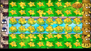 50 Star Fruits Vs Survival Endless Zombies (Plants Vs Zombies Working 2023 Glitch)