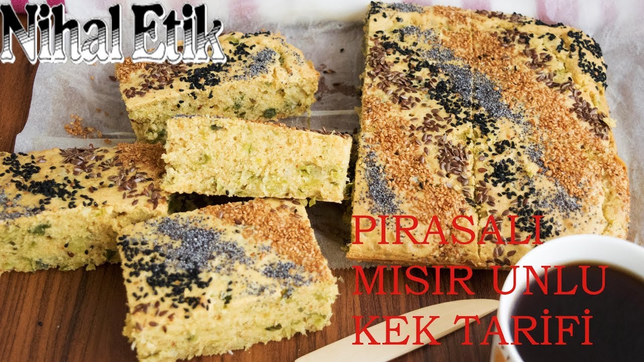 BÖREK TADINDA PIRASALI MISIR UNLU KEK TARİFİ (KAŞNİKA NASIL YAPILIR