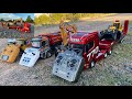 team trucks, excavators, and bulldozers RC