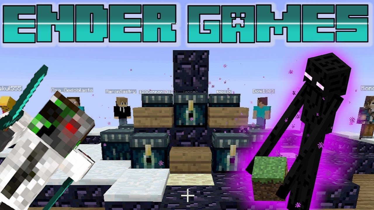 Minecraft ENDER GAMES - Beginner's Luck? - Episode 1