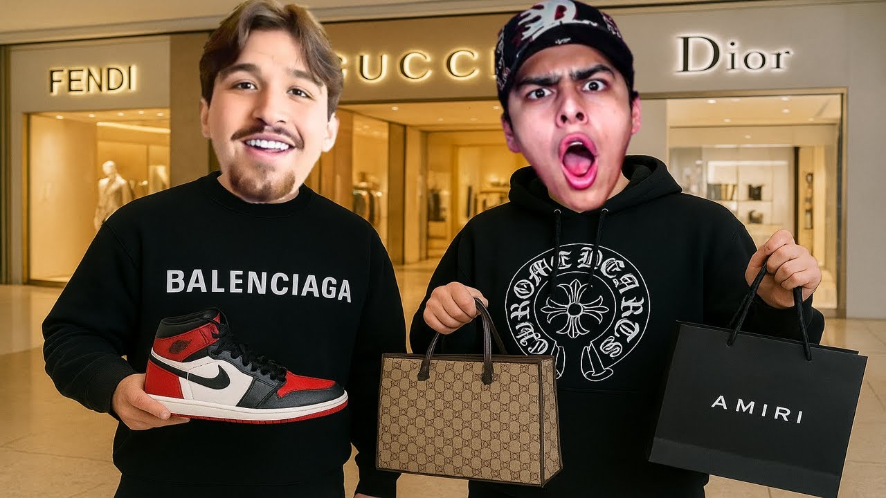 GASTANDO MUCHO DINERO 🤑 EN SNEAKERS de LUJO por ESTADOS UNIDOS | LONCHE