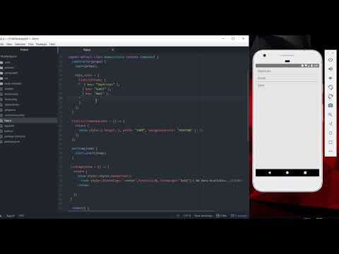 React Native Show Message For Empty FlatList