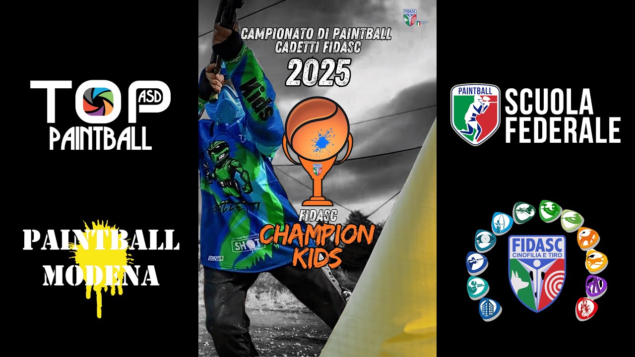 Ivan Golinelli Presidente FIDASC (ER): Torneo Paintball Modena 'Champion Kids' Progetto MVP e Futuro