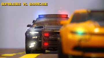 Bumblebee vs. Barricade stop-motion