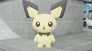 Pichu gets booped