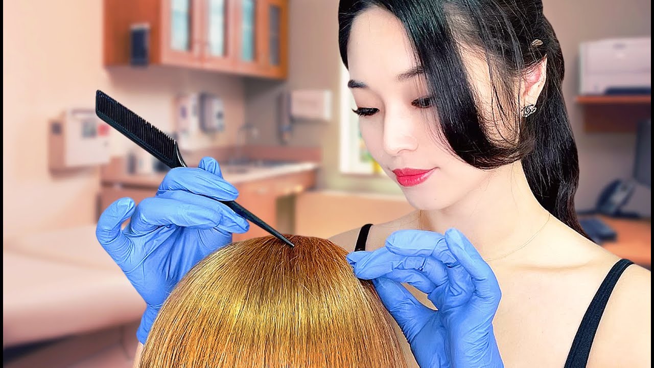 [ASMR] Doctor Scalp Check and Scaling Treatment YouTube
