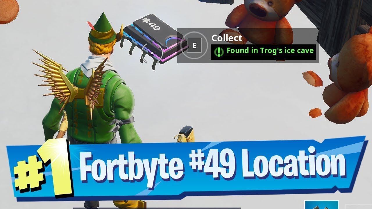 Fortbyte 49 found within Trogs ice cave