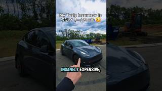 People think Tesla insurance costs thousands 😂⚡#tesla #ev #automobile #insurance