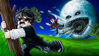 Moon Wakes up and Attacks Earth in Roblox! screenshot 4