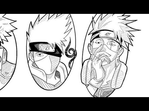 Desenho de Despertar de Anbu Kakashi para colorir