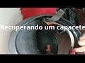 Como recuperar um capacete ⛑️/#costura #reaproveitamento