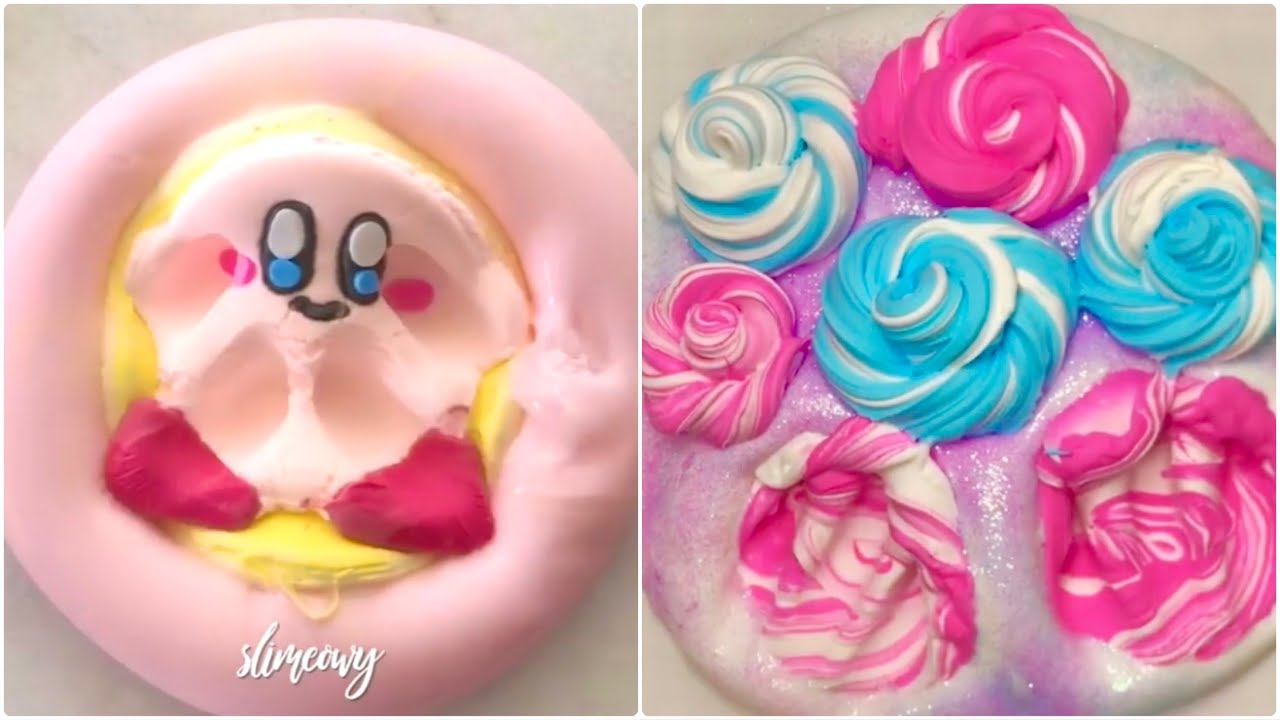 Satisfying Clay Slime Mixing Compilation #6 | 紙粘土スライム音フェチ | Slime Asmr