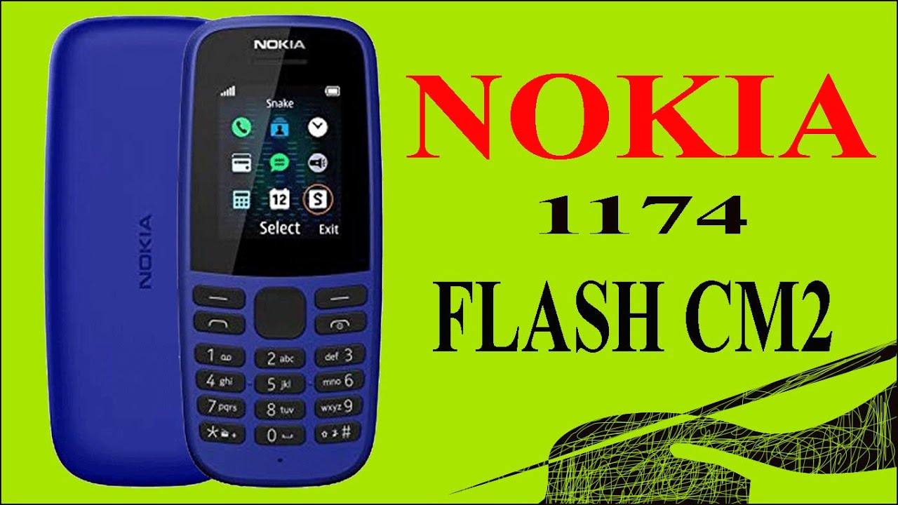 Nokia 1174 flash cm2 - YouTube