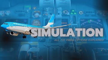 SIMULATION  - ALL 737 PMDG OPTIONS EXPLAINED