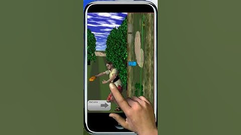 iPhone Frisbee Golf Game