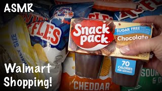 ASMR Shop with Rebecca @ Walmart! (No talking) Shopping haul at the end. Lots of crinkles & food! screenshot 5