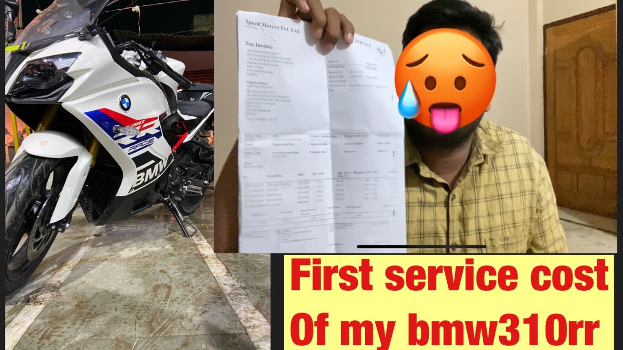 BMW G310RR First service cost 🤬 mota kharcha - YouTube