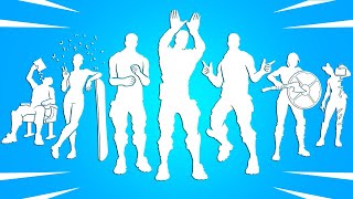 Top 50 Popular Dances in Fortnite Battle Royale! (Wu-Tang is Forever, Moon Knight, Throwback BG)