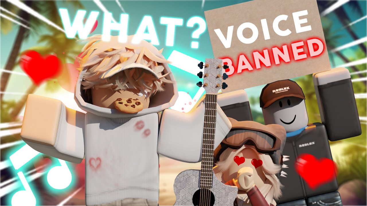 Roblox but I get VOICE BANNED because my singing is WAY TOO ANGELIC