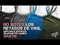 NO BOTES tus pedazos de vinil aprovecha los retasos con tu  silhouette cameo 4 TE REGALO LOS CORTES