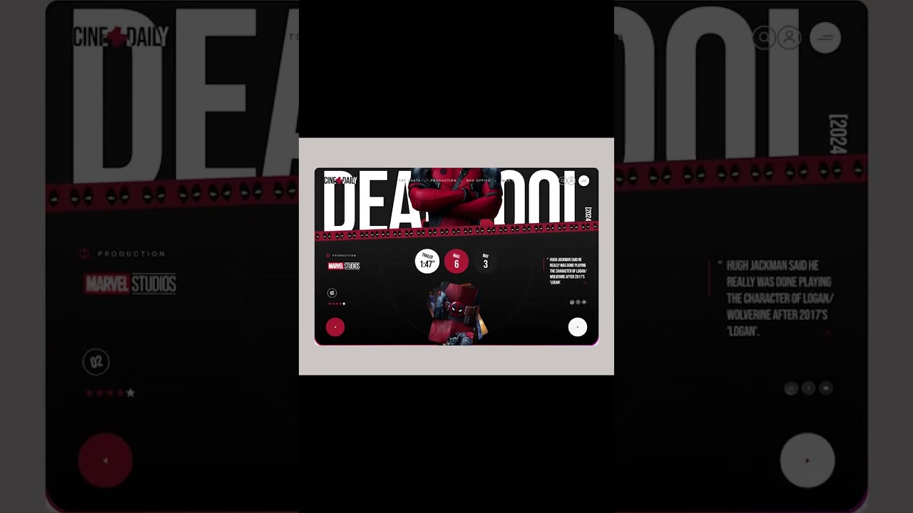 Deadpool Edit 🔥 | Best Marvel Moments | Cinematic #Shorts