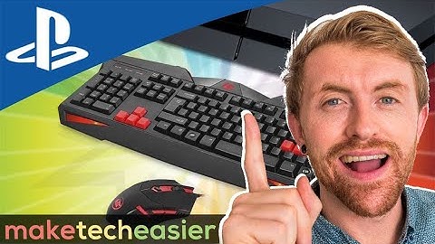 How to Connect a Keyboard and Mouse to PS4