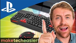 How to Connect a Keyboard and Mouse to PS4 YouTube