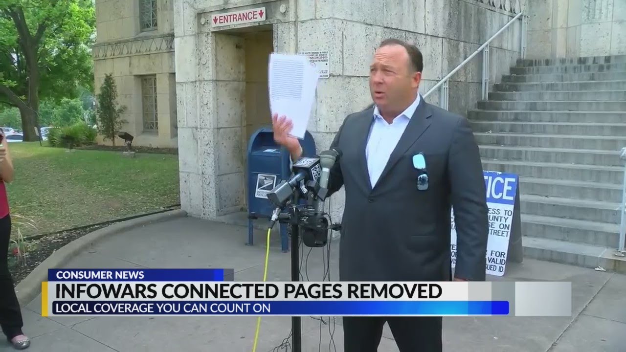 Infowars removed from Facebook