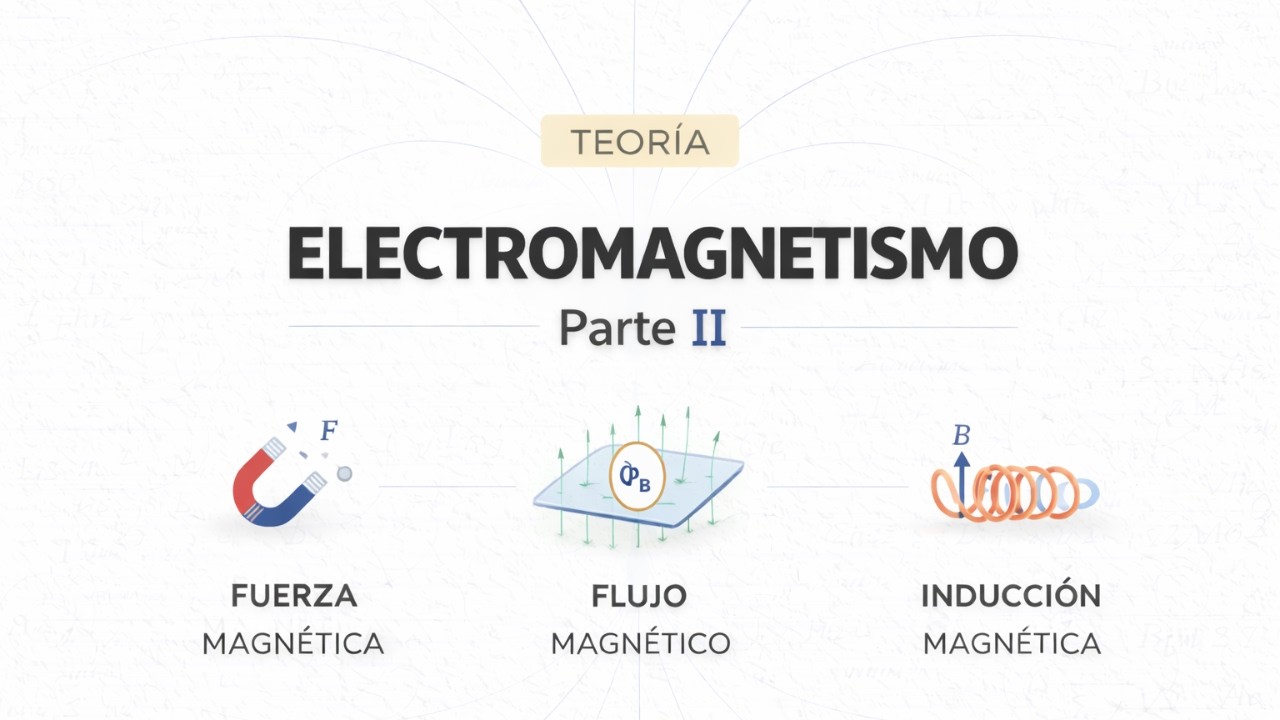 ELECTROMAGNETISMO - II: ¡DOMINA LA FUERZA, FLUJO E INDUCCIÓN MAGNÉTICA!