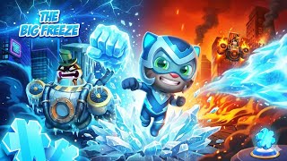 Talking Tom Hero Dash Ice Bolt Tom vs Roy Raccoon The Big Freeze event Gameplay Android ios