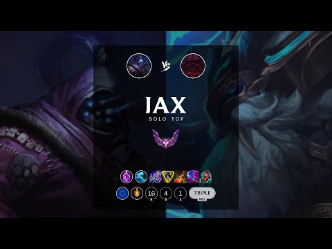 Jax Top vs Ornn - EUW Master Patch 12.12