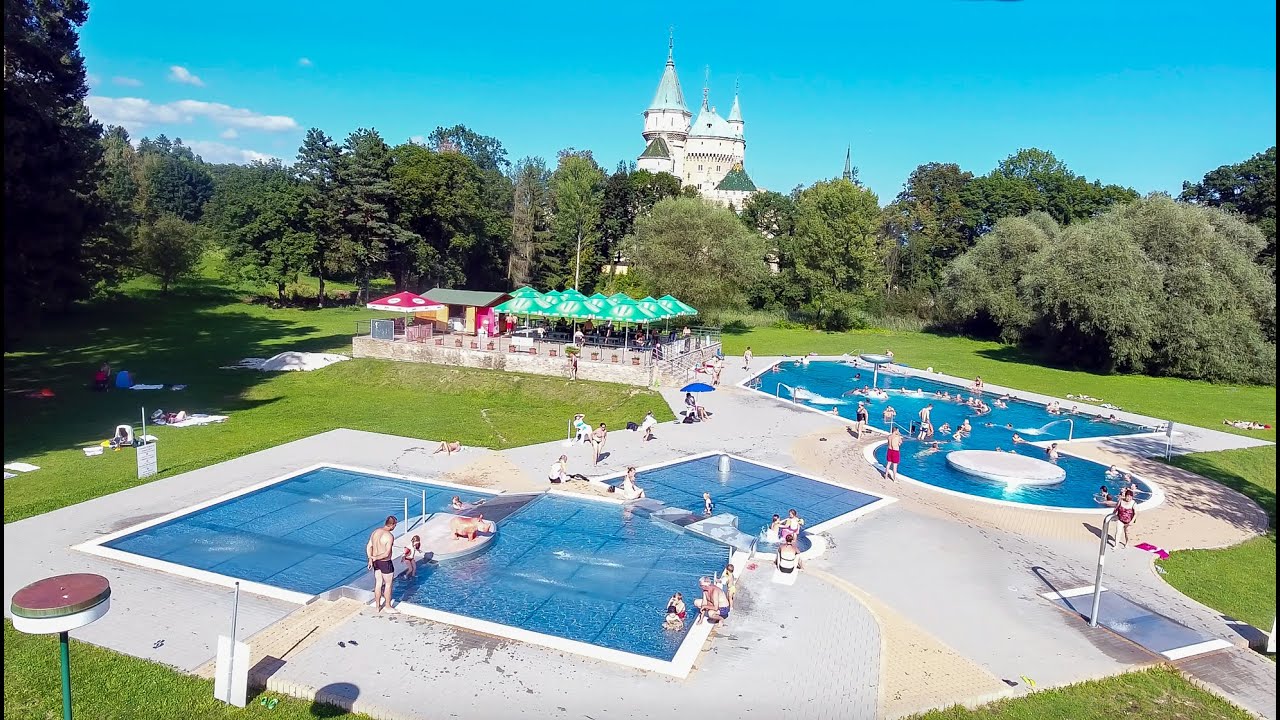 video kúpaliska Čajka Bojnice