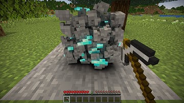 Realistic Minecraft Diamond Ore