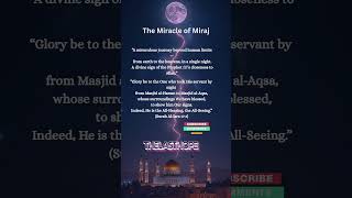 The Night Allah Called His Beloved ﷺ— The Miracle of Miraj #allah #muhammad  #shorts #quran