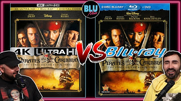 PIRATES OF THE CARIBBEAN 4K VS BLU-RAY COMPARISON | Worth the upgrade? 4K Kings Discuss