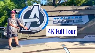 [4K] Avengers Campus Full Tour
