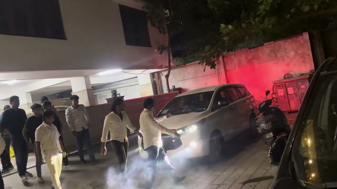 MLA Ck Ramurthy and Zayeem Ahmed at his residence