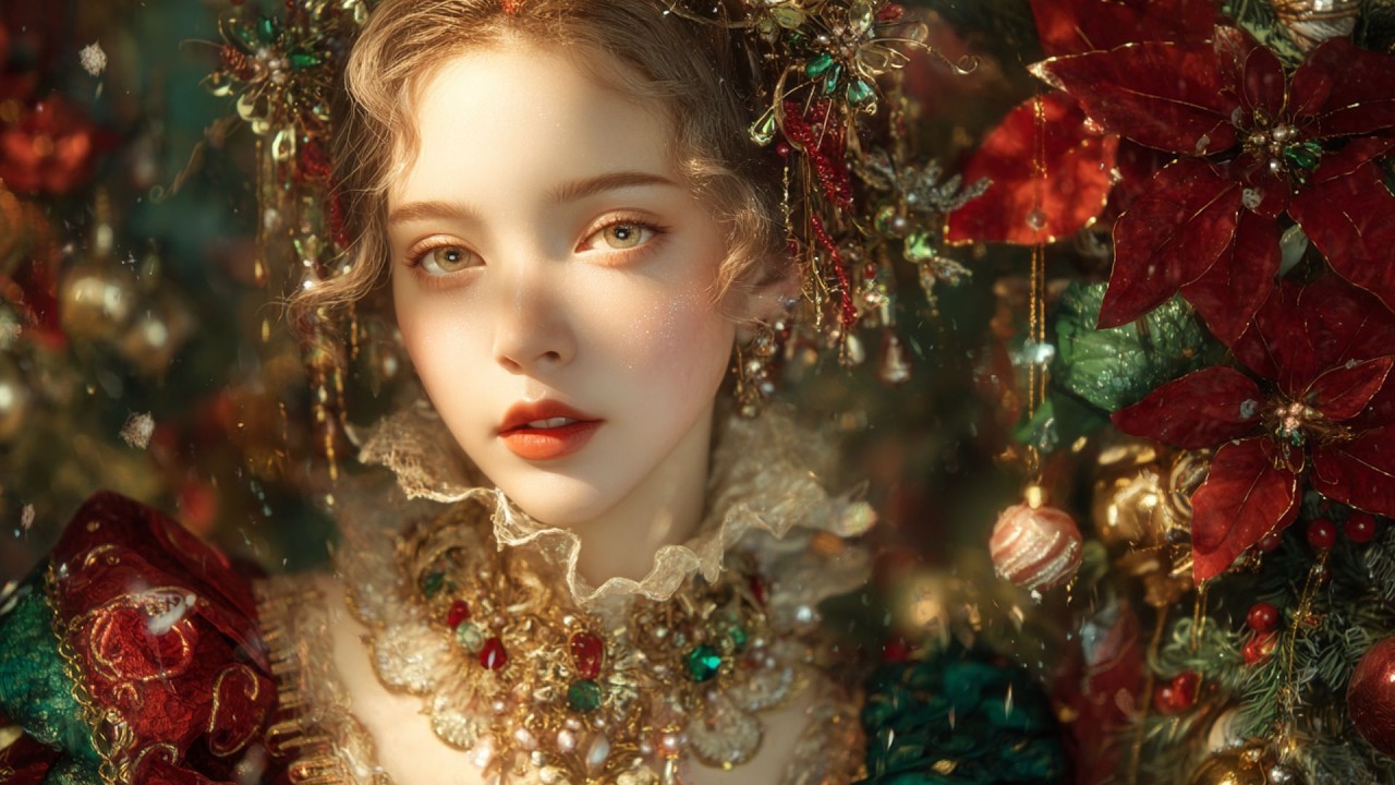 Аура Блум — Рождественский сад ностальгического сияния: винтажная праздничная мечта