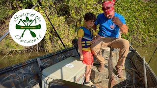 River Camp , Brodys Gar and Fladhead CATCH N COOK