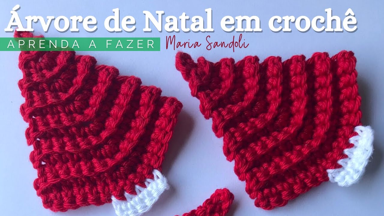 ÁRVORE DE NATAL DE CROCHÊ | MARIA SANDOLI