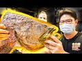 Most INSANE Street Food in Asia - The BIGGEST 10LB Fish Head STEAMED + Street Food of Ipoh, Malaysia