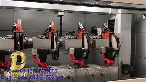 4 manipulators  auto polishing machine for door plates