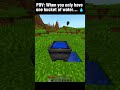 Minecraft Water💧#minecraft #bestgg #meme #memes #clip #water #waterbucket #shorts #short