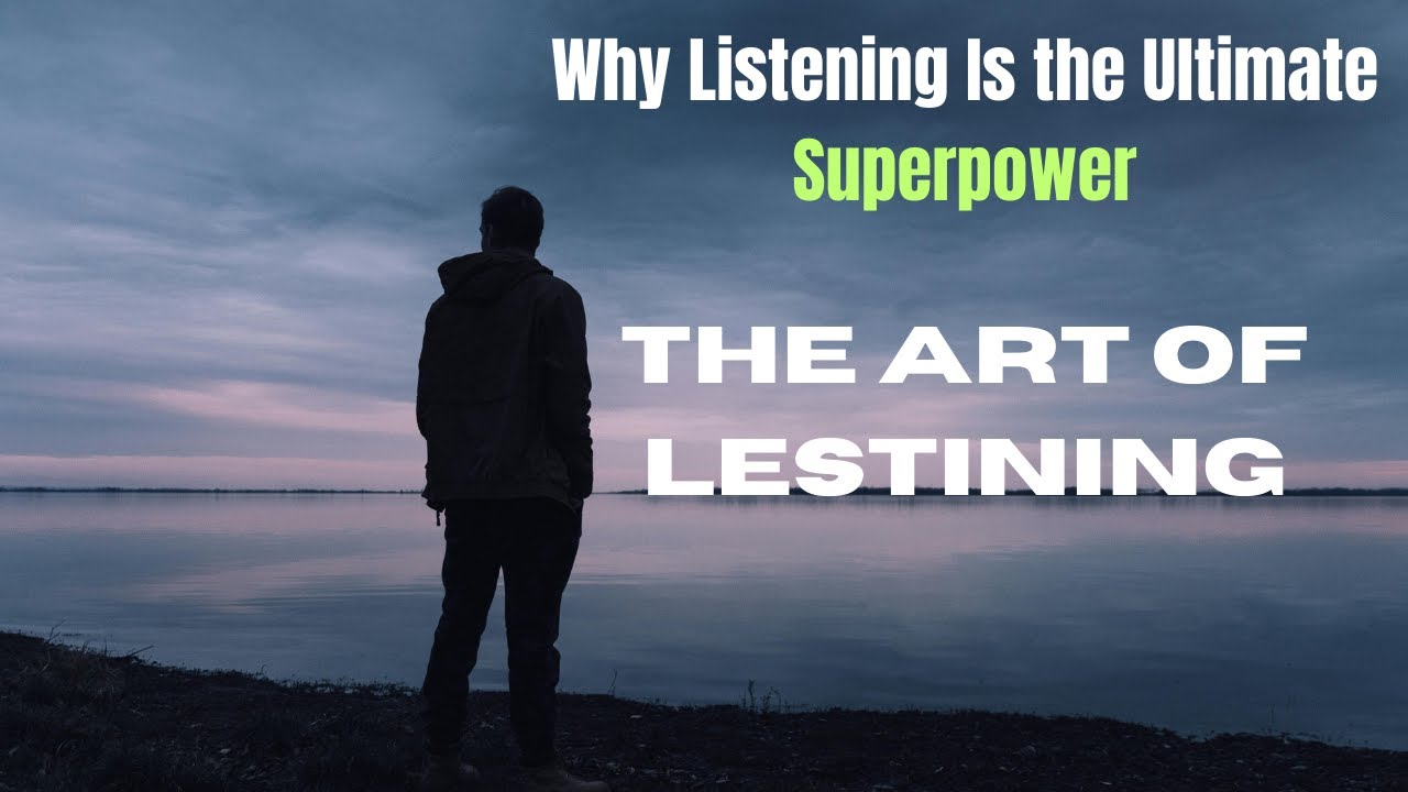 The art of listening - YouTube
