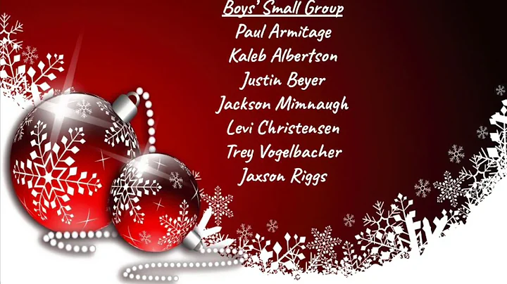 SMS 2020 CHRISTMAS PROGRAM