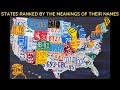 States Ranked by the Meaning of Their Names